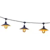 Image de Guirlande solaire lumineuse extérieur - LUMISKY - VINTY LIGHT SOLAR - 6 m - 10 ampoules à filament - LED blanc chaud