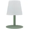 Image de Lampe de table sans fil - LUMISKY - STANDY MINI Olive - H25 cm - Pied en acier vert olive - LED blanc chaud et blanc