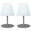 Image de Lampe de table LUMISKY set de 2 LED sans fil vert olive