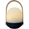 Image de Baladeuse sans fil - LUMISKY - AURA - LED blanc chaud dimmable - Poignée bambou - Rechargeable - H27 cm