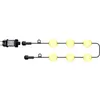 Image de Guirlande lumineuse d'extérieur 6 boules Ampoule LED BOLLY LIGHT 5,5m avec crochet