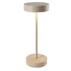Image de Lumisky Lampe de table sans fil dimmable en aluminium beige LED SANDY MINI SAND H25 cm