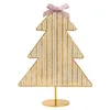Image de Sapin en métal doré à Poser - Petit modèle