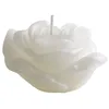 Image de Bougie décorative parfumée Rose blanche - Thé blanc et musc