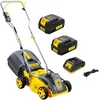 Image de Nemura Tondeuse sans Fil 40V - 3 Hauteurs de Tonte - Bac de Ramassage 30L - 3500 Tours par Minute - 32cm de Coupe - Moteur Brushless - 2 Batteries 4Ah et Chargeur Rapide - Marque Française