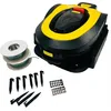 Image de Nemura Robot Tondeuse 600 m2 - Coupe de 18cm avec Lames en Acier de Haute qualité - Réglable, Pratique et Ingénieux - Livré avec Cable, Piquet et Station de Chargeur