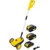 Image de Nemura Mini Tondeuse à batterie 40V - Compacte et Performante - Coupe de 22cm - 2 Batteries 2Ah + 1 Chargeur rapide - Pour Petit Jardin et Zones Difficiles - Qualité Professionnelle - Marque Française