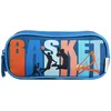 Image de Bagtrotter Trousse Scolaire 2 Compartiments Phileas Bleu Basket