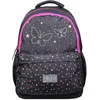 Image de Bagtrotter Sac à Dos 2 Compartiments Phileas Papillons Noir - Le Plus Confortable des Sacs A Dos - Ergonomie/Confort/Sécurité - Système Smart Comfort