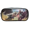 Image de Bagtrotter Trousse Scolaire rectangulaire Star Wars/The Mandalorian Noire et Grise