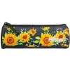 Image de Bagtrotter Trousse Scolaire Ronde Offshore Noir Tournesols