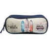 Image de Bagtrotter Trousse Scolaire 2 Compartiments Offshore Beige Van & Surf