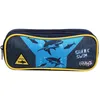 Image de Bagtrotter Trousse Scolaire 2 Compartiments Vorax Bleue Requins