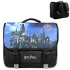Image de Bagtrotter - Cartable 38 cm - Harry Potter Noir - Primaire - Bretelles et dos rembourrés - Bandes Réfléchissantes - Grand Rangement - Licence Officielle Harry Potter