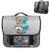 Image de Bagtrotter - Cartable 38 cm - Harry Potter - Gris - Primaire - Bretelles et dos rembourrés - Bandes Réfléchissantes - Grand Rangement - Licence Officielle Disney