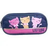 Image de Bagtrotter Trousse Scolaire 2 Compartiments Lili Lou Bleue