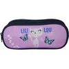 Image de Bagtrotter Trousse Scolaire 2 Compartiments Lili Lou Violet