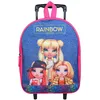 Image de Sac à Dos à roulettes 32 cm Maternelle Rainbow High Multicolore