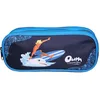 Image de Bagtrotter Trousse Scolaire 2 Compartiments Oum Le Dauphin Bleu