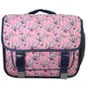Image de Bagtrotter - Cartable Scolaire 38 cm - Motif Fleurs - 2 Compartiments, 2 Poches, Dos & Bretelles Matelassés, Fond Renforcé, Éléments Réfléchissants - Primaire - Marque Officielle Bagtrotter