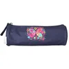 Image de Bagtrotter - Phileas -Trousse Scolaire Ronde - Marine - 1 Compartiment Zippé - 22x7x7cm - Matière Polyester - Accessoire et Papeterie Scolaire