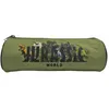 Image de Bagtrotter - Jurassic World -Trousse Scolaire Ronde - Noir et Kaki - 1 Compartiment Zippé - 22x7x7cm - Matière Polyester - Accessoire et Papeterie Scolaire