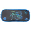 Image de Bagtrotter - Jurassic World - Trousse Scolaire Rectangulaire - Noir et Bleu - 2 Compartiments Zippés - 23x7x10cm - Matière Polyester - Accessoire et Papeterie Scolaire