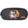 Image de Bagtrotter - Kung Fu Panda - Trousse Scolaire Rectangulaire - Noir - 2 Compartiments Zippés - 23x7x10cm - Matière Polyester - Accessoire et Papeterie Scolaire