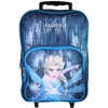 Image de Bagtrotter - La Reine des Neiges - Frozen - Disney - Sac à Dos Scolaire à Roulettes - Bleu - 1 Compartiment Zippé - 1 Poche Zippé - Bretelles Matelassées - 30x12x41cm - Matière Polyester - Sac