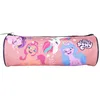 Image de Bagtrotter - My Little Pony - Trousse Scolaire Ronde - Rose - 1 Compartiment Zippé - 22x7x7cm - Matière Polyester - Accessoire et Papeterie Scolaire
