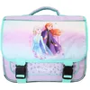 Image de Bagtrotter - Cartable Scolaire 38 cm - Disney La Reine des Neiges - Violet - Rabat Réversible, 2 Compartiments, Dos & Bretelles Matelassés, Fond Renforcé - Primaire - Licence Officielle Disney Frozen