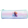 Image de Bagtrotter - La Reine des Neiges - Frozen - Disney -Trousse Scolaire Ronde - Violet - 1 Compartiment Zippé - 22x7x7cm - Matière Polyester - Accessoire et Papeterie Scolaire