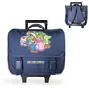 Image de Bagtrotter - Cartable à roulettes 38 cm - Super Mario Marine - Primaire - Dos et bretelles rembourrés - Roulettes & Poignée télescopique - Licence Officielle Super Mario