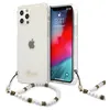 Image de Guess GUHCP12LKPSWH Coque de Protection pour iPhone 12 Pro Max 6,7" Transparent Blanc nacré