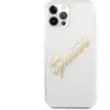 Image de GUESS Coque Vintage Script Gold Logo pour iPhone 12 / iPho
