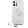 Image de Guess Coque Cool pour iPhone 12 Pro Max Licence Logo + Pendentif argenté