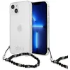 Image de Guess GUHCP13SKPSBK Coque de Protection pour iPhone 13 Mini 5,4" Transparent Black Pearl