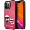 Image de KARL LAGERFELD KLHCP13LPCUSKCP Coque pour iPhone 13 Pro/13 6,1" Fuchsia Iconique Karl & Choupette