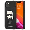 Image de Karl Lagerfeld KLHCP13SOKPK Coque de Protection pour iPhone 13 Mini 5,4" Noir Saffiano Ikonik Karl's Patch