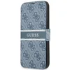 Image de Guess GUBKP13S4GDBL Book Case 4G Stripe Étui de Protection pour iPhone 13 Mini Bleu