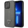 Image de GUESS GUHCP13LPSATLG Coque Rigide pour iPhone 13 Pro 13 6,1" Motif SaffianoTriangle Argent