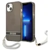 Image de GUESS GUHCP13SHTSGSK Coque pour iPhone 13 Mini 5,4" Noir Translucide