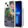 Image de GUESS Coque Liquide Purpurine pour iPhone 13 Mini avec Fleur