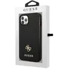 Image de GUESS GUHCP13LPS4MK Coque Rigide pour iPhone 13 Pro 13 6,1" Motif Saffiano 4G Petit Logo en métal Noir