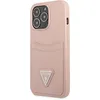 Image de Guess GUHCP13LPSATPP Coque de Protection Rigide pour iPhone 13 Pro 13 6,1" Motif SaffianoTriangle