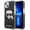 Image de Karl Lagerfeld KLHCP13STPEIKK Coque de Protection pour iPhone 13 Mini 5,4" Noir