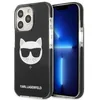 Image de Karl Lagerfeld KLHCP13LTPECK Coque rigide pour iPhone 13 Pro / 13 6,1" Noir Choupette Head
