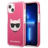 Image de Karl Lagerfeld KLHCP13STPECPI Coque Rigide pour iPhone 13 Mini 5,4" Motif tête d