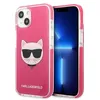 Image de Karl Lagerfeld KLHCP13MTPECPI Coque Rigide pour iPhone 13 6,1" Motif tête de cho