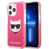 Image de KARL LAGERFELD KLHCP13XTPECPI Coque Rigide pour iPhone 13 Pro Max 6,7" Fuchsia